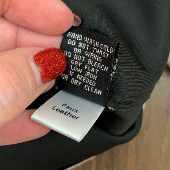 Catherine Malandrino pink faux leather jacket - Picture 4 of 6